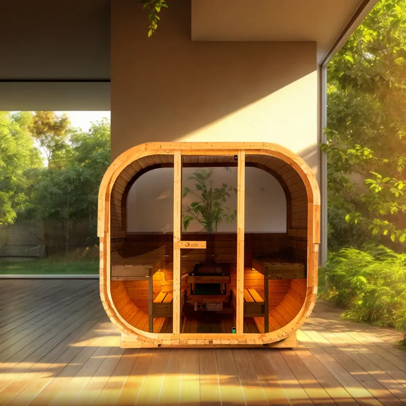 Outdoor Cube Sauna - Image 5