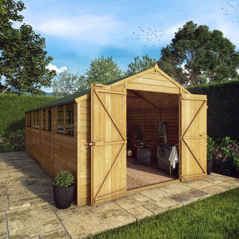 Mercia Modular Overlap Garden Shed 20FT X 10FT