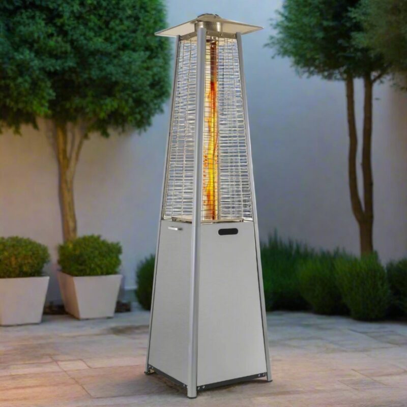 Pyramid Flame Tower Outdoor Gas Patio Heater