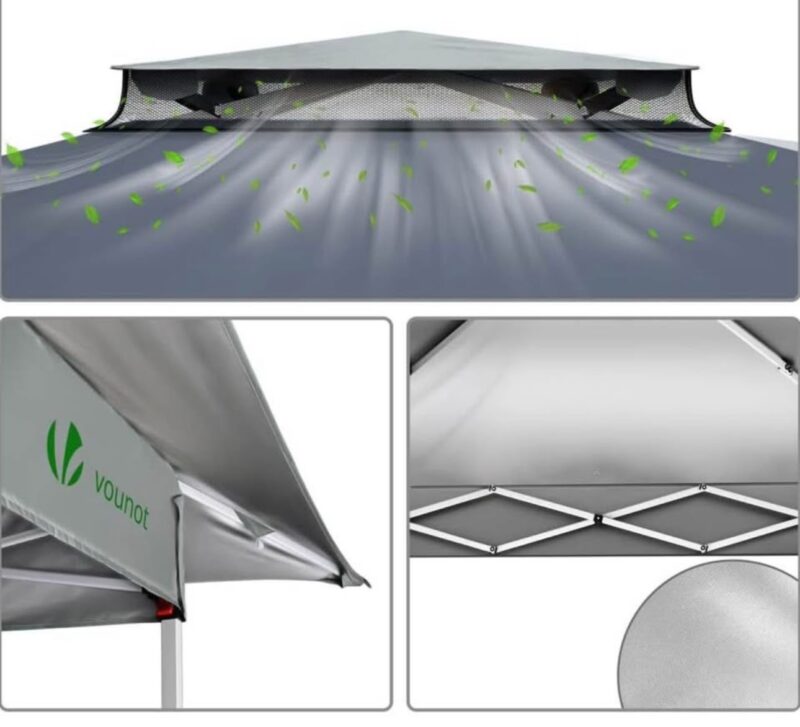 Pop Up Gazebo 3.6m x 3.6m with Mesh Sides - Image 5