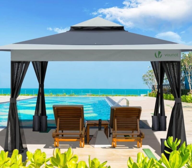 Pop Up Gazebo 3.6m x 3.6m with Mesh Sides - Image 2