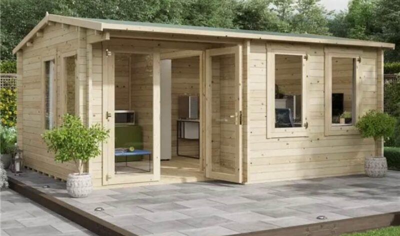 Garden Summer House Log Cabin 5 x 4m