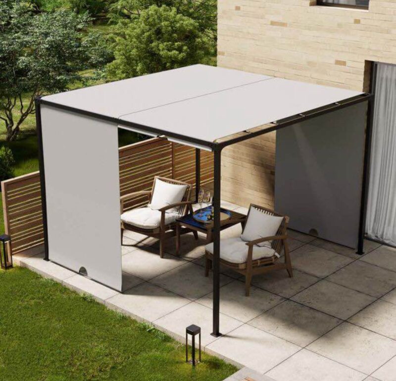 Pergola with Sliding Roof 3m x 3m - Image 3