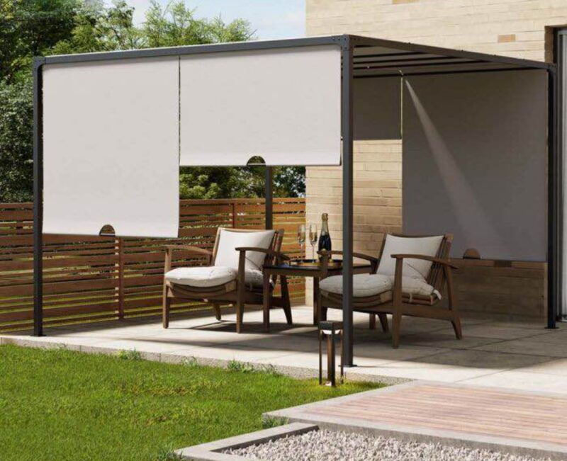 Pergola with Sliding Roof 3m x 3m - Image 2