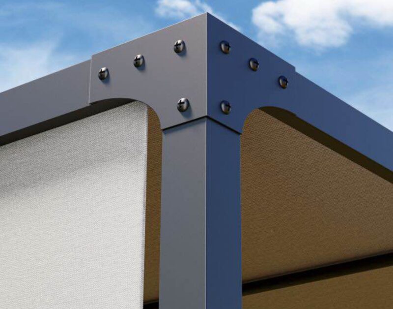 Pergola with Sliding Roof 3m x 3m - Image 4